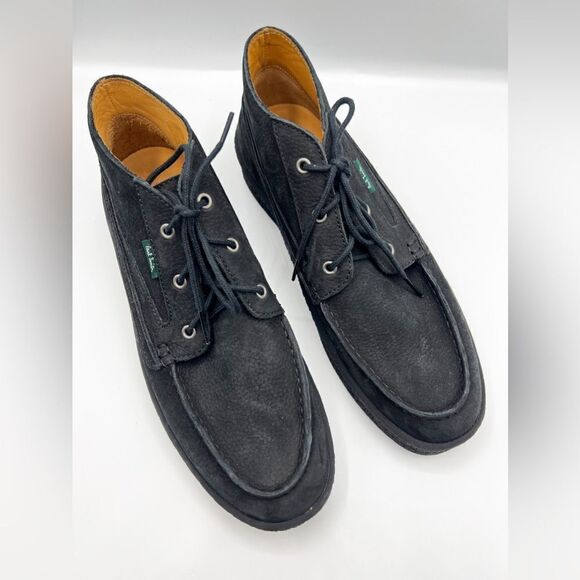 Paul Smith Suede Chukka Lace Up Loafers Boots Black 8